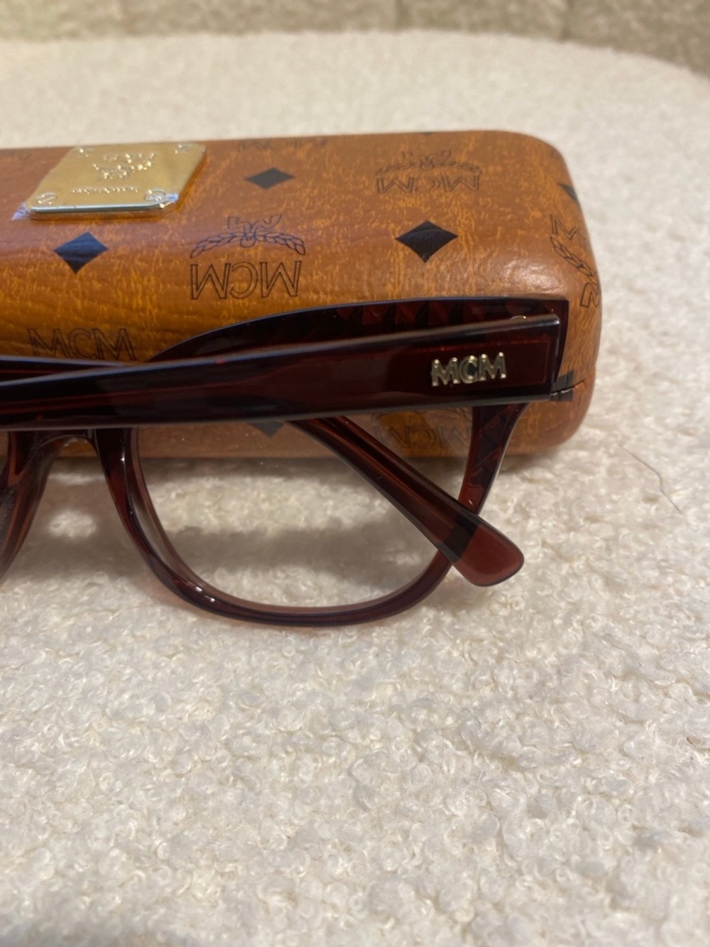 MCM Women's Light Brown Cat-Eye Optical Glasses - Picture 5 of 7